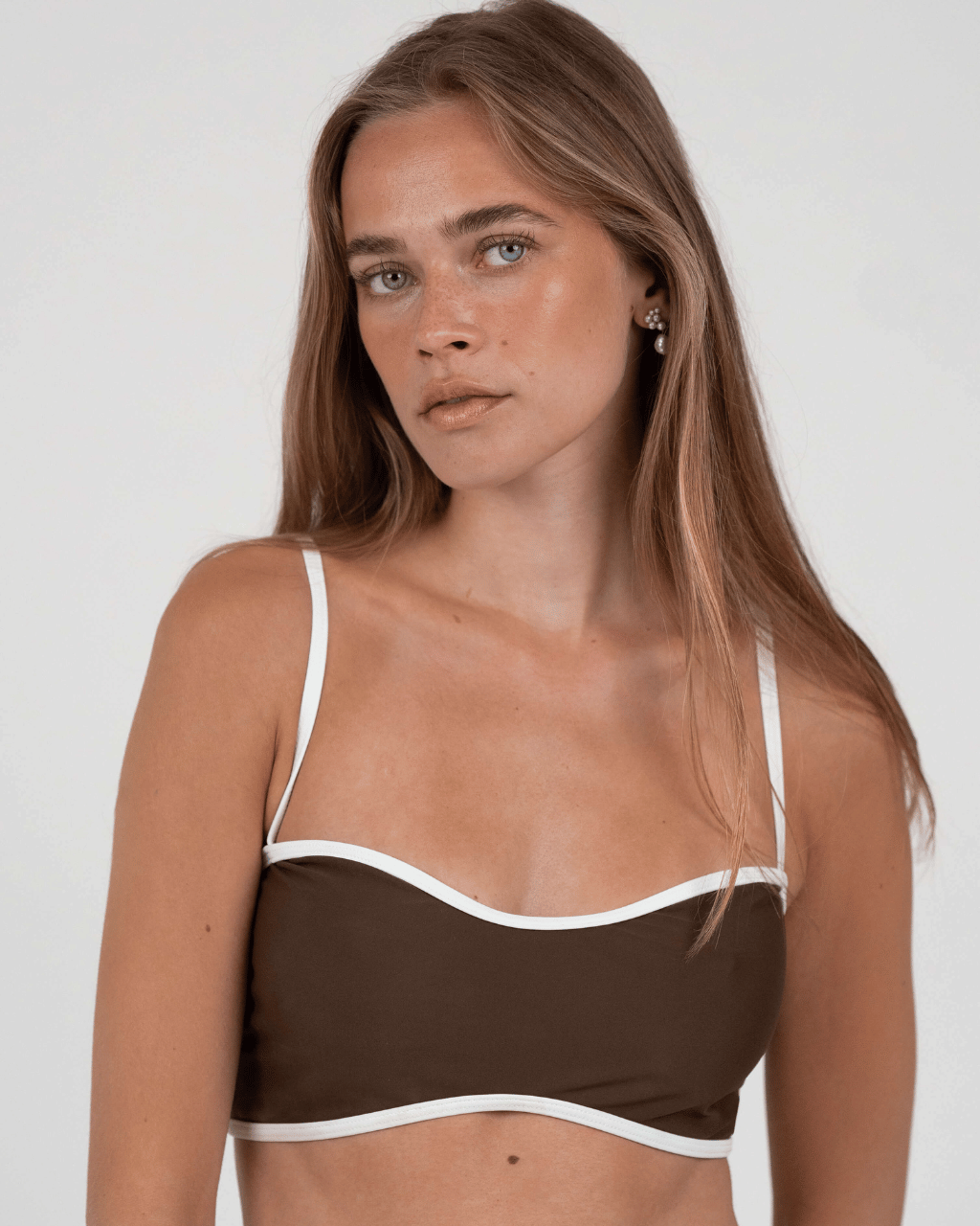 Bikini Top Brun | Skagen - clothing.dk
